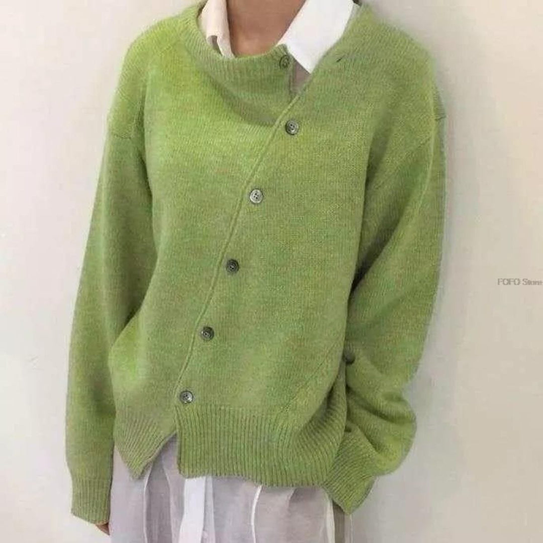 Cardigan Donna in Maglia Avvolgente Comoda Elegante
