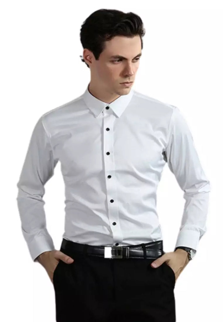 Camicia Uomo Estiva Tessuto Elasticizzato Vestibilità Regular - Vesarelli