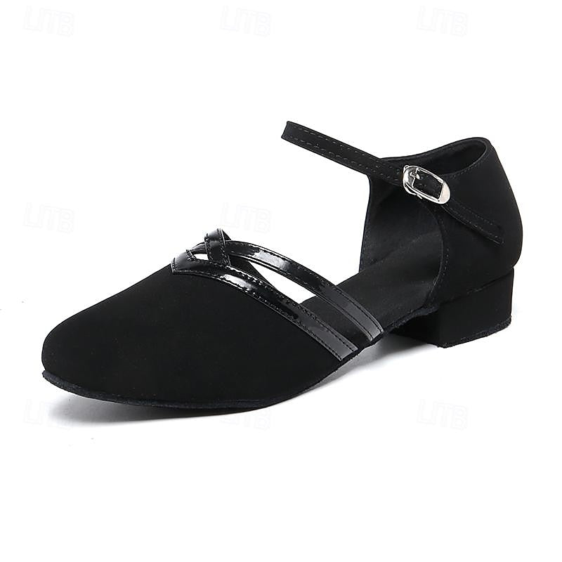 Scarpe da Ballo Donna in Pelle Scamosciata Leggere Flessibili
