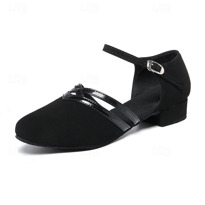 Scarpe da Ballo Donna in Pelle Scamosciata Leggere Flessibili
