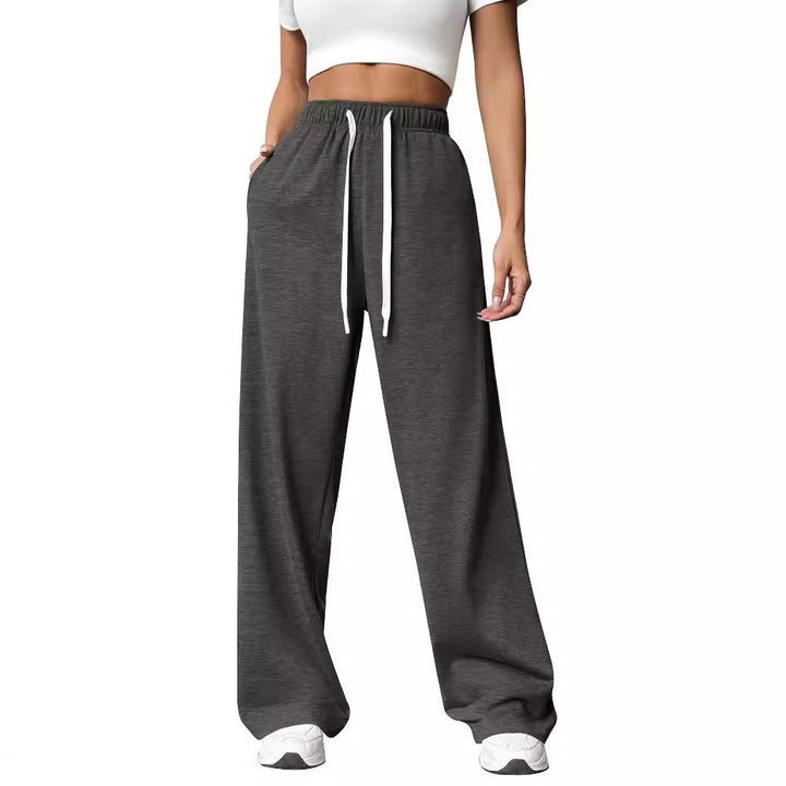 Pantaloni Jogger Donna Tessuto Morbido Vestibilità Ampia Relax - Vesarelli