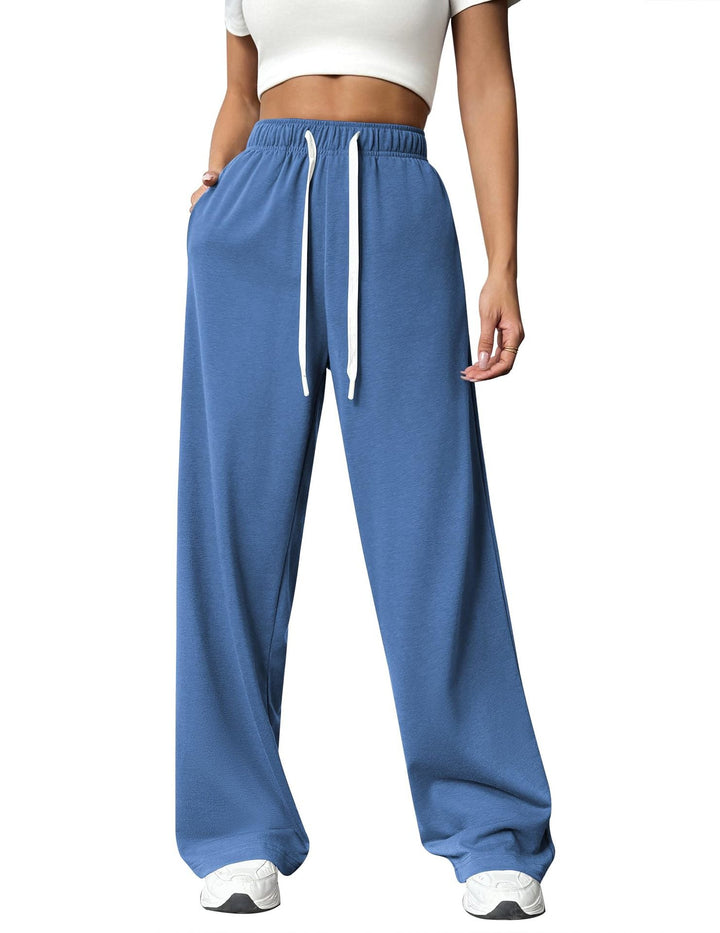 Pantaloni Jogger Donna Tessuto Morbido Vestibilità Ampia Relax - Vesarelli
