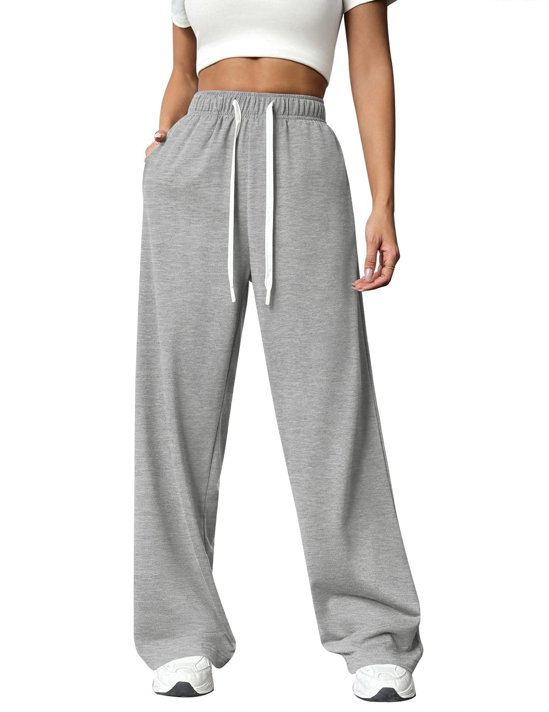Pantaloni Jogger Donna Tessuto Morbido Vestibilità Ampia Relax - Vesarelli