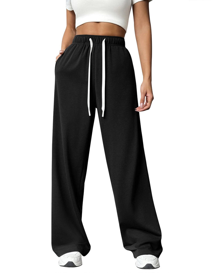 Pantaloni Jogger Donna Tessuto Morbido Vestibilità Ampia Relax - Vesarelli