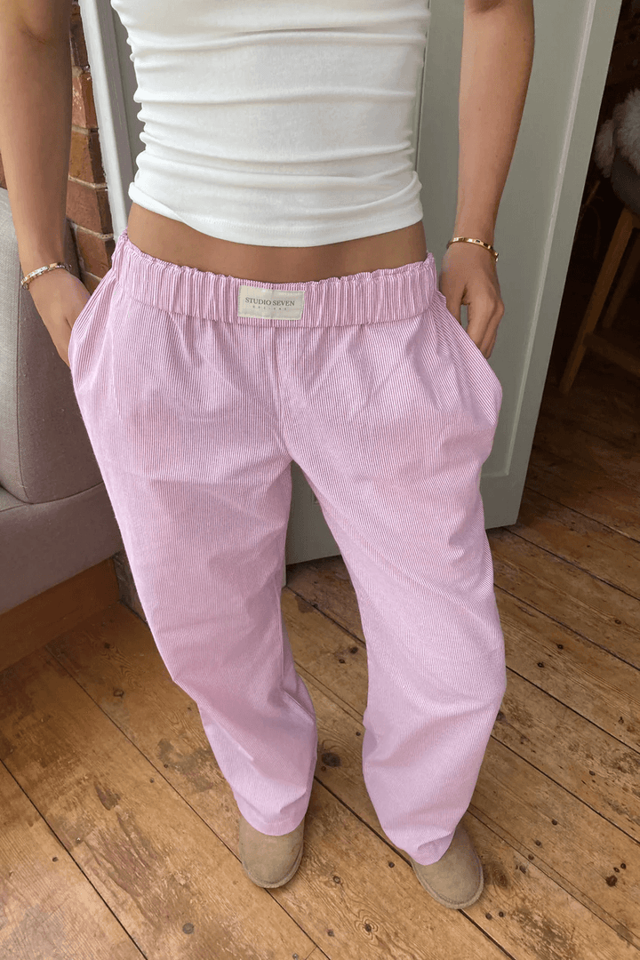 Pantaloni Donna Casual Tessuto Morbido Vestibilità Rilassata