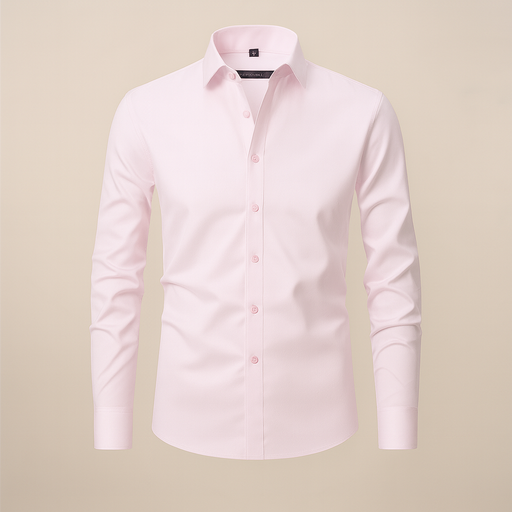 Camicia Uomo Business Maniche Lunghe Senza Stiratura