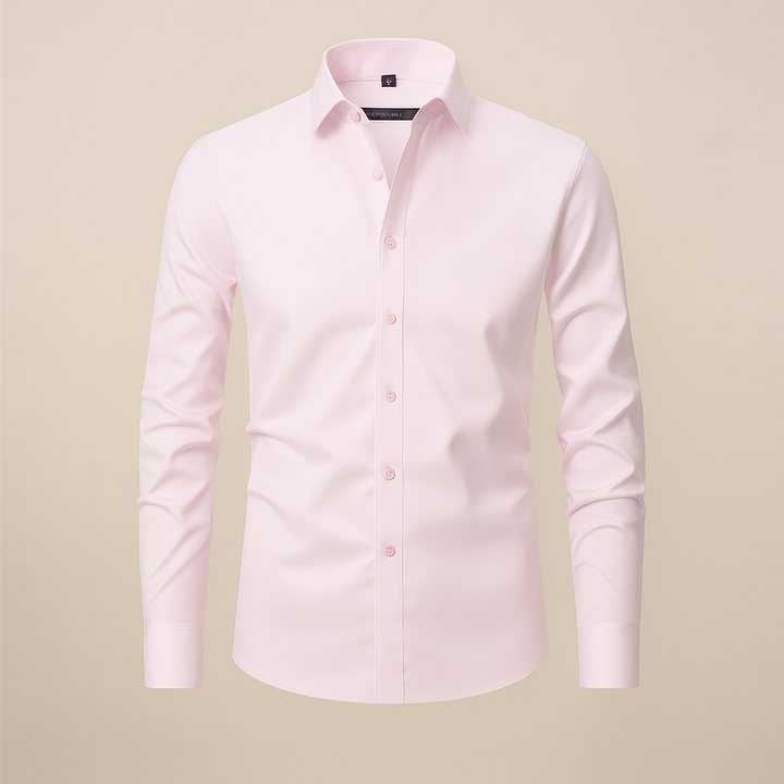 Camicia Uomo Business Maniche Lunghe Senza Stiratura