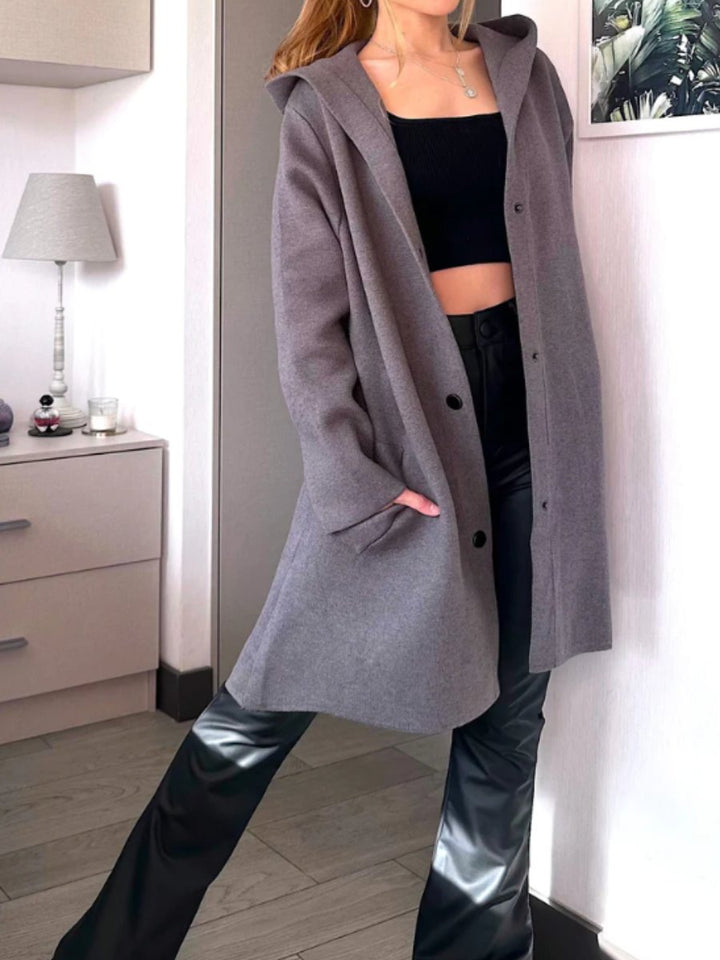 Giacca Lunga Donna Imbottita Invernale Casual