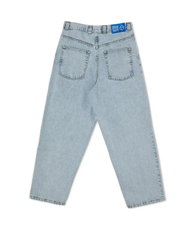 Jeans Uomo Streetwear Cotone Vestibilità Oversize Ampia