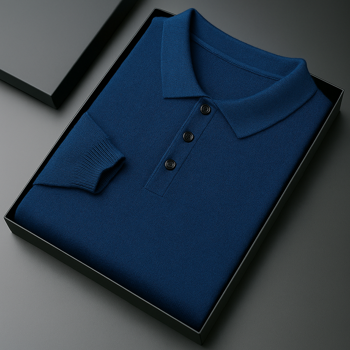 Polo Uomo Cotone Bottoni Classica Raffinata - Vesarelli