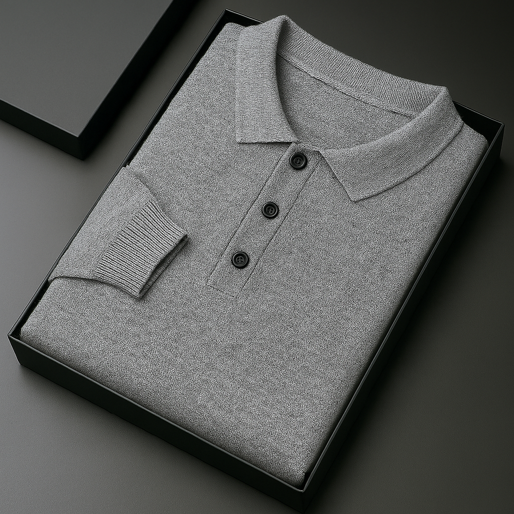 Polo Uomo Cotone Bottoni Classica Raffinata - Vesarelli