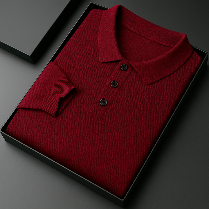 Polo Uomo Cotone Bottoni Classica Raffinata - Vesarelli