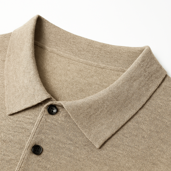 Polo Uomo Cotone Bottoni Classica Raffinata - Vesarelli