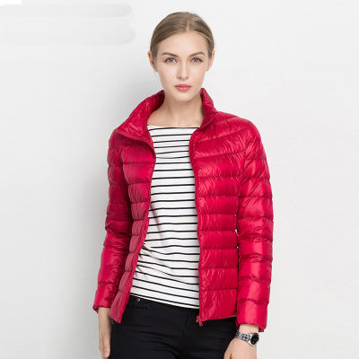 Piumino Donna Leggero Impermeabile Vestibilità Primaverile