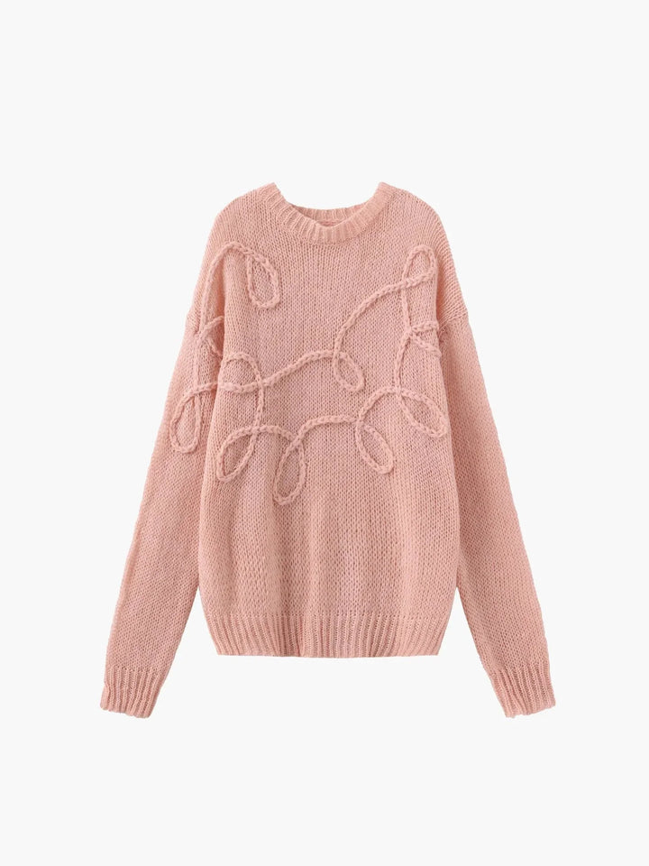 Maglione Donna Motivo Testurizzato Stile Moderno - Vesarelli