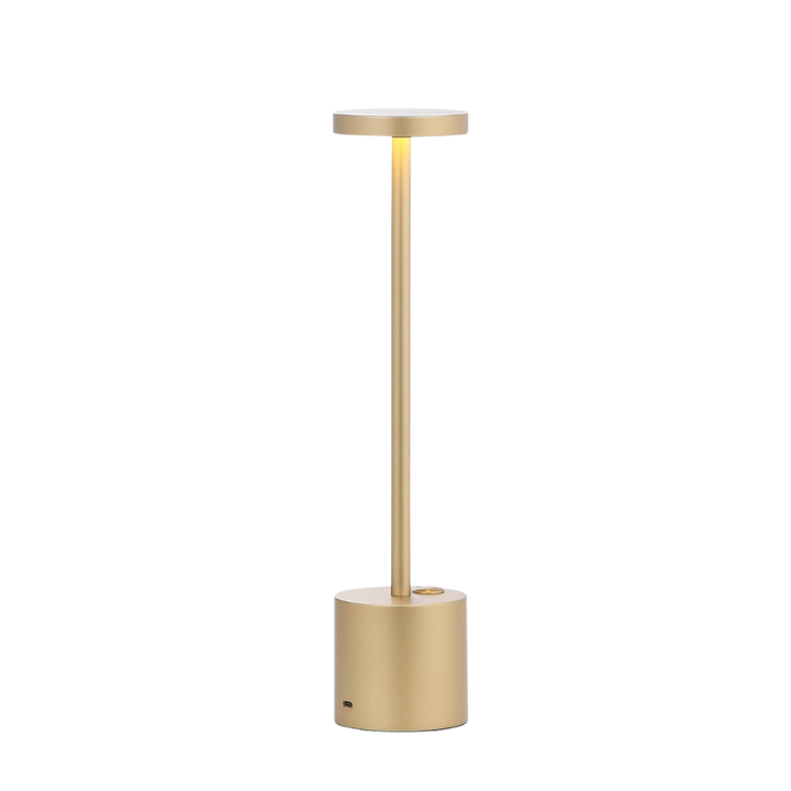 Lampada da Tavolo Ricaricabile Metallo LED Touch Dimmerabile