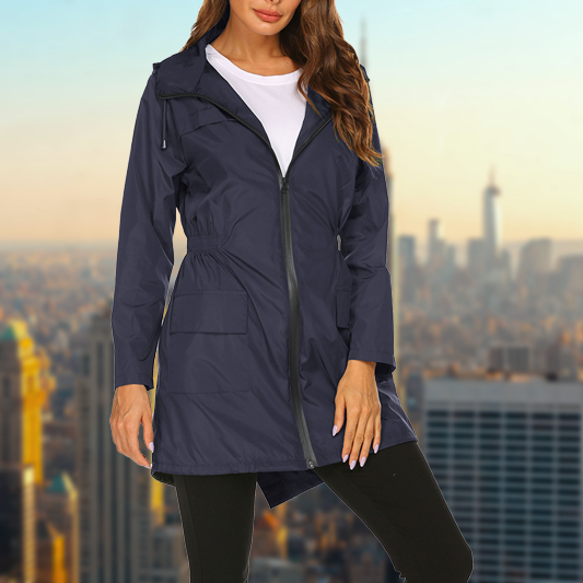 Giacca Antipioggia Donna Impermeabile Comfort Vestibilità Regolare - Vesarelli