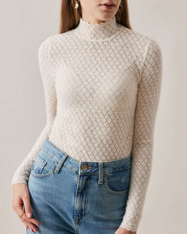 T-shirt Donna Tessuto Trasparente Vestibilità Slim - Vesarelli