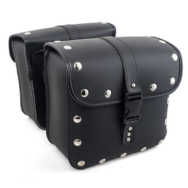Borsa Laterale Moto Unisex in Pelle PU con Cinghia Serbatoio Vintage - Vesarelli