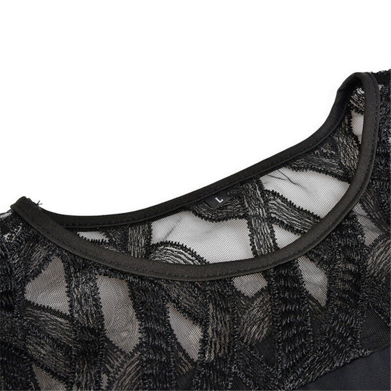 Abito Midi Donna Taglie Forti Vestibilità Comoda