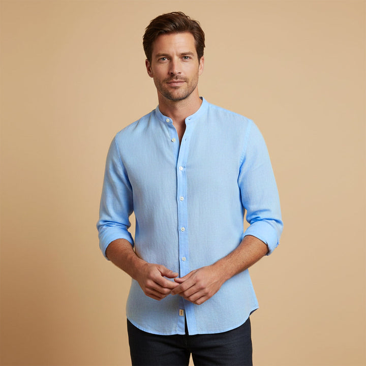 Camicia Uomo in Lino Estiva Classica Slim