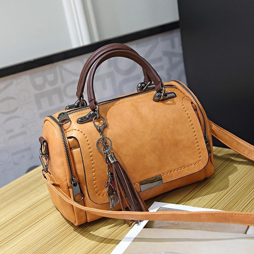Borsa a Tracolla Donna Pelle Stile Vintage Elegante - Vesarelli