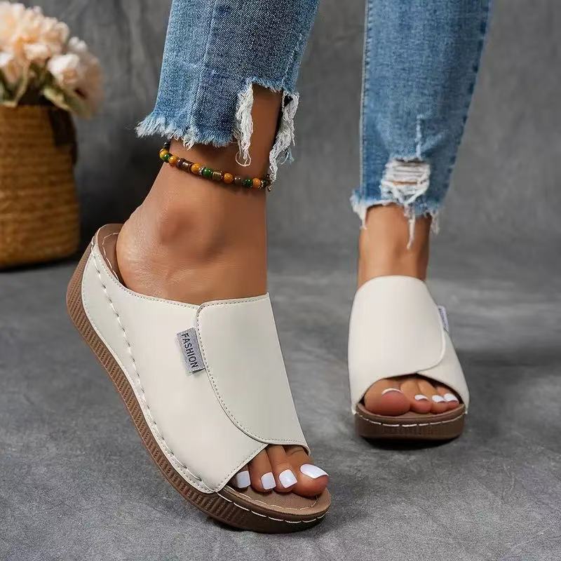 Sandali Donna Plateau Comfort Cinturini Regolabili Supporto Arco - Vesarelli