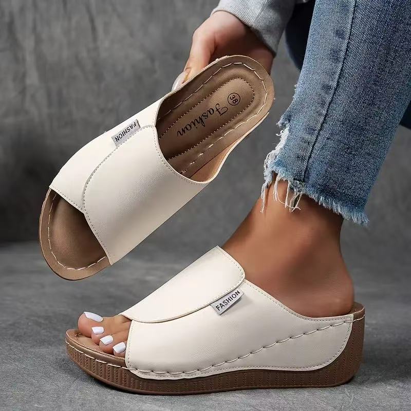 Sandali Donna Plateau Comfort Cinturini Regolabili Supporto Arco - Vesarelli