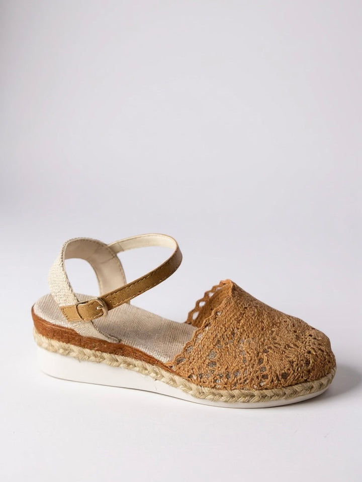 Sandali Espadrillas Donna Plateau in Crochet - Vesarelli