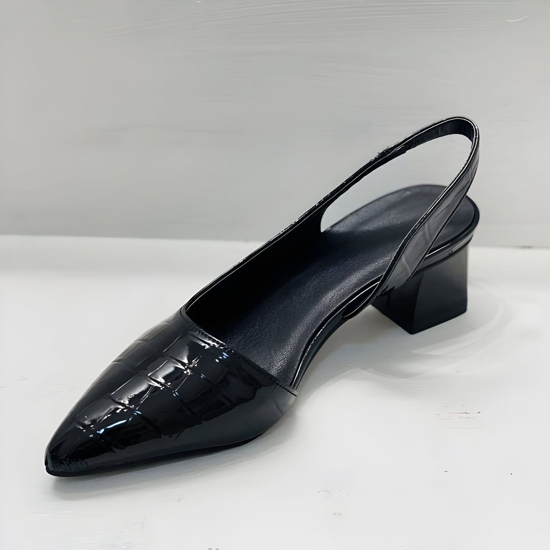 Scarpa Donna Tacco Alto Ortopedica Plantare Integrato - Vesarelli