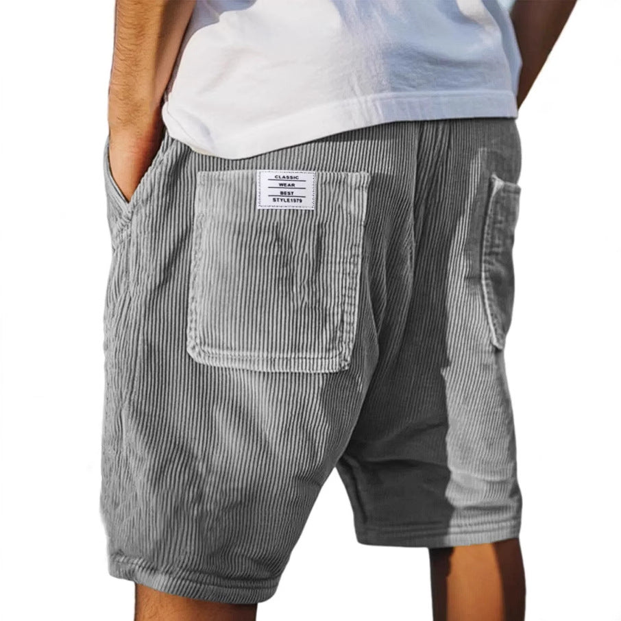 Shorts Uomo in Velluto Morbido Vestibilità Casual - Vesarelli