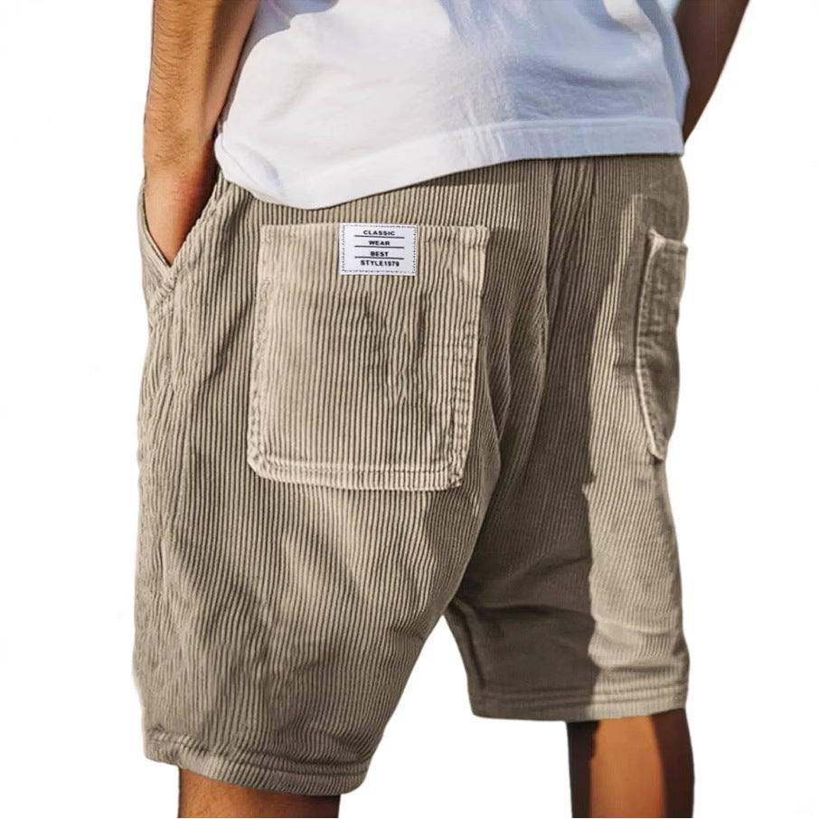 Shorts Uomo in Velluto Morbido Vestibilità Casual - Vesarelli