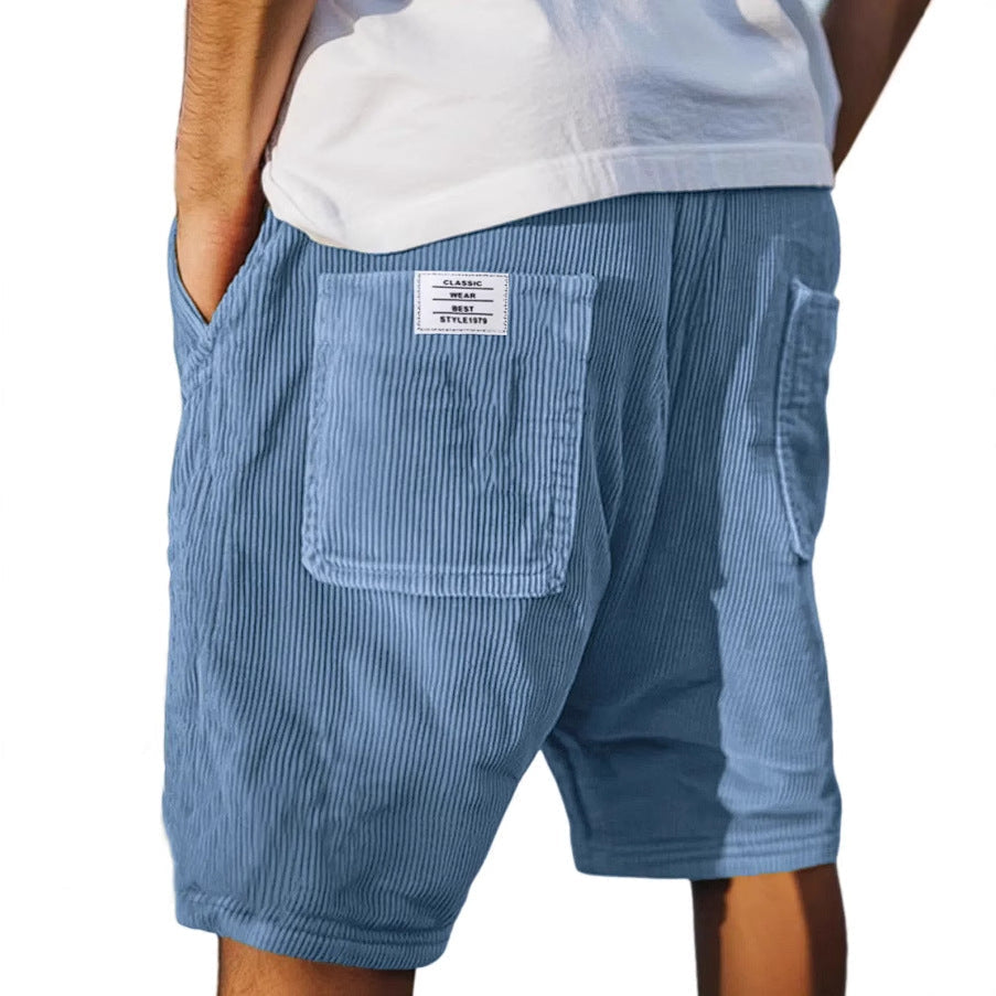 Shorts Uomo in Velluto Morbido Vestibilità Casual - Vesarelli