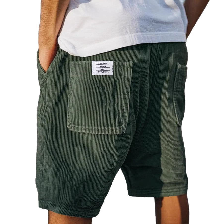 Shorts Uomo in Velluto Morbido Vestibilità Casual - Vesarelli
