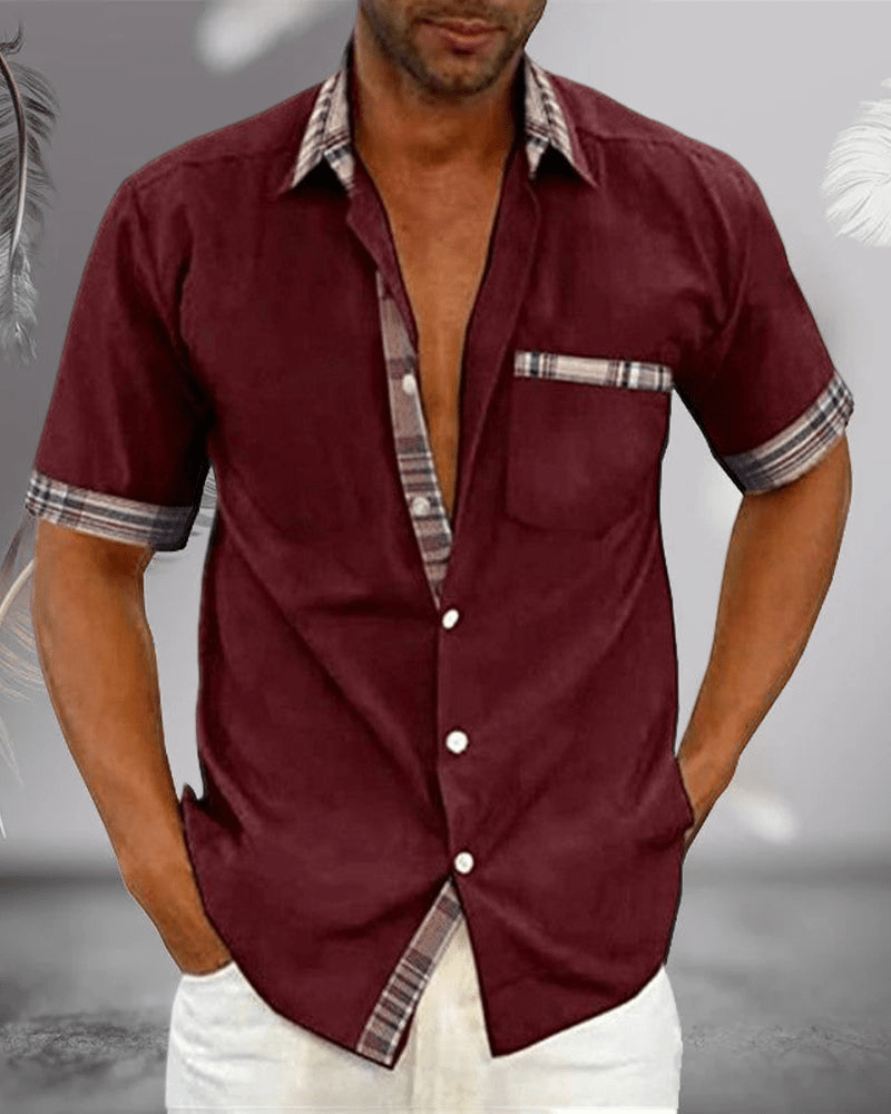 Camicia Uomo Classica Sartoriale Maniche Lunghe