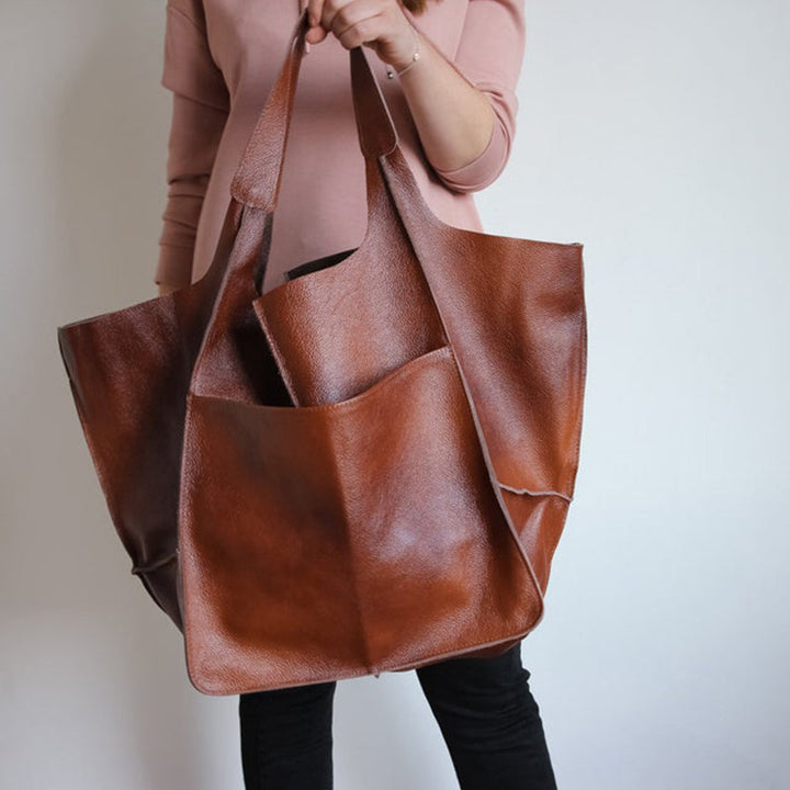 Borsa Donna Vintage in Pelle Elegante Tracolla