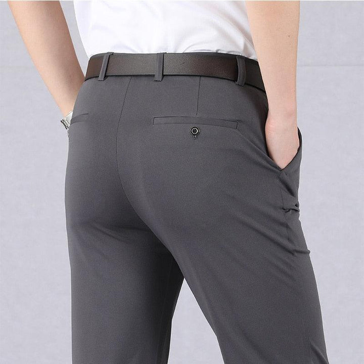 Pantaloni Uomo Elasticizzati Slim Fit Aderenti
