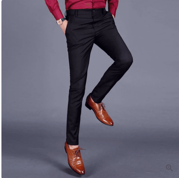 Pantaloni Uomo Elasticizzati Slim Fit Aderenti