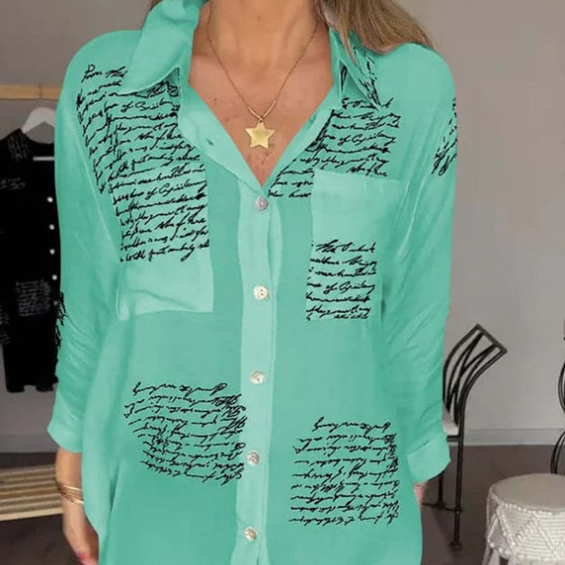 Camicetta Donna Estiva Tessuto Leggero Taglio Lungo Elegante - Vesarelli