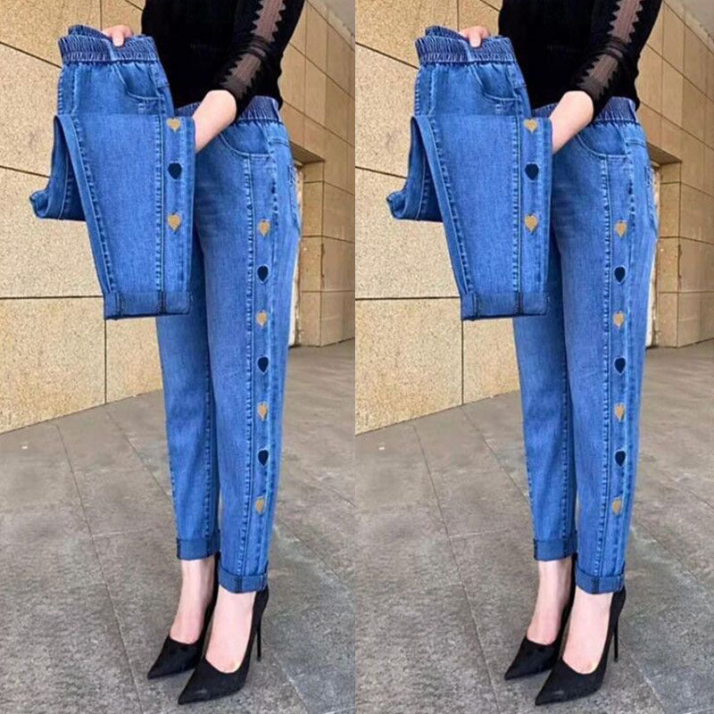 Pantaloni Jogger Donna Elastici con Dettagli Laterali Vestibilità