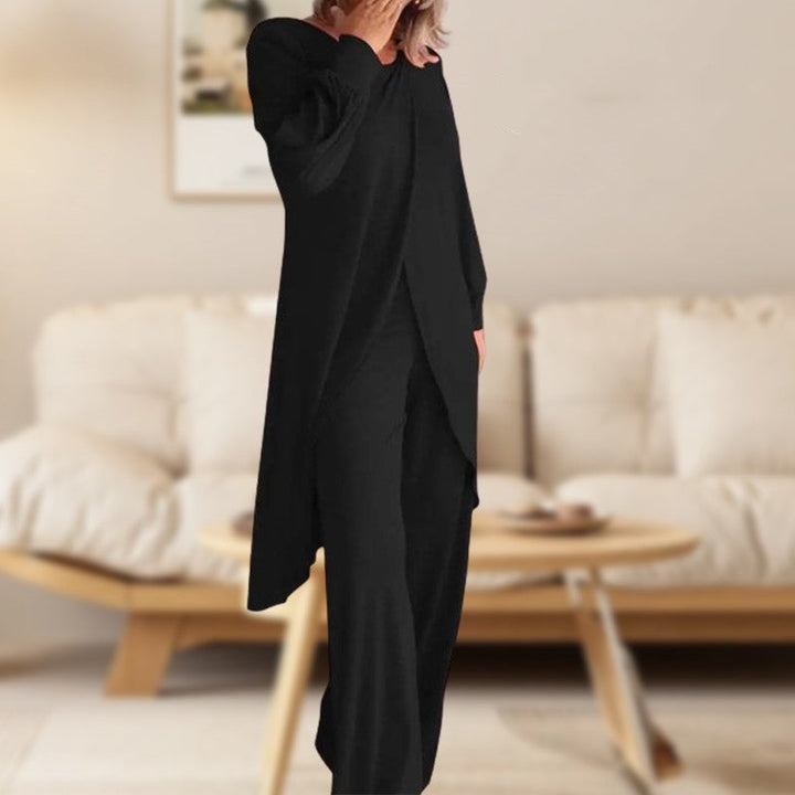 Completo Donna Due Pezzi Tessuto Leggero Vestibilità Regular