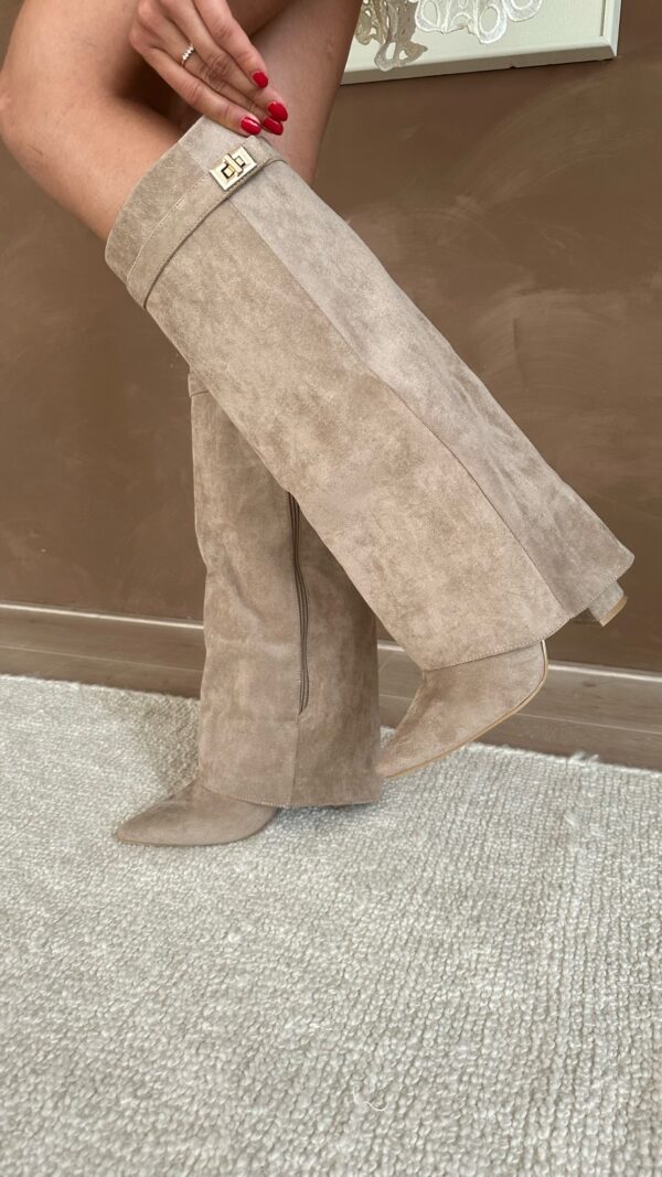 Stivali Donna Tacco Alto Design Elegante Dettagli - Vesarelli