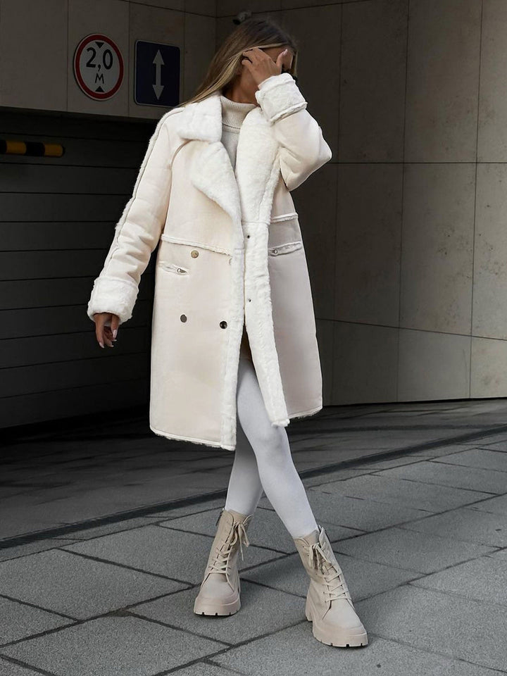 Cappotto Lungo Donna in Pelliccia Sintetica Oversize Invernale - Vesarelli