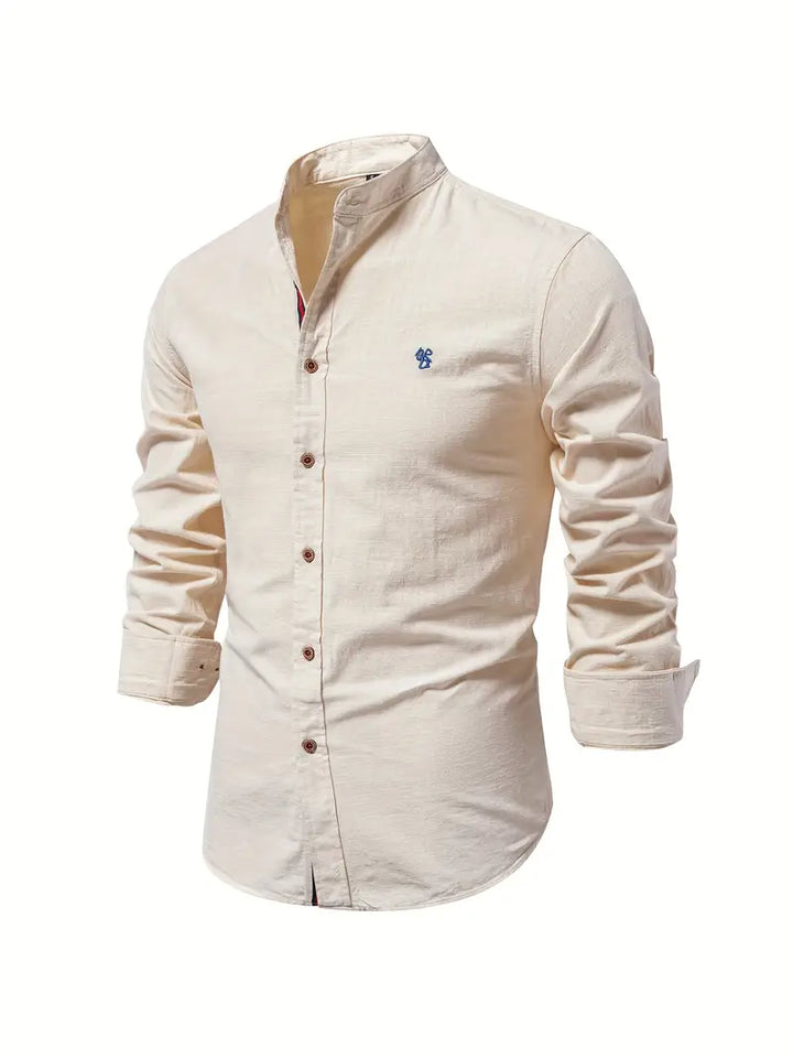 Camicia Uomo Cotone Leggera Vestibilità Regular