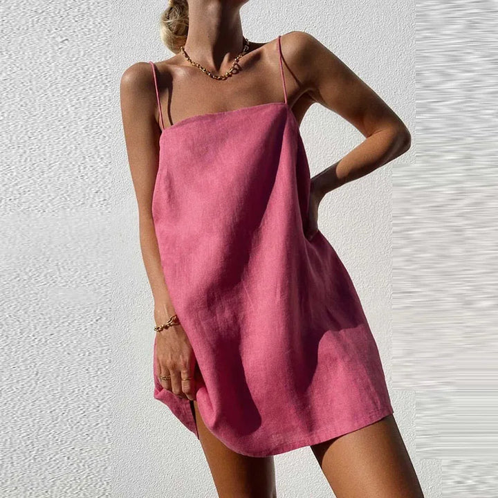 Abito Estivo Donna con Mini Spalline Sottile