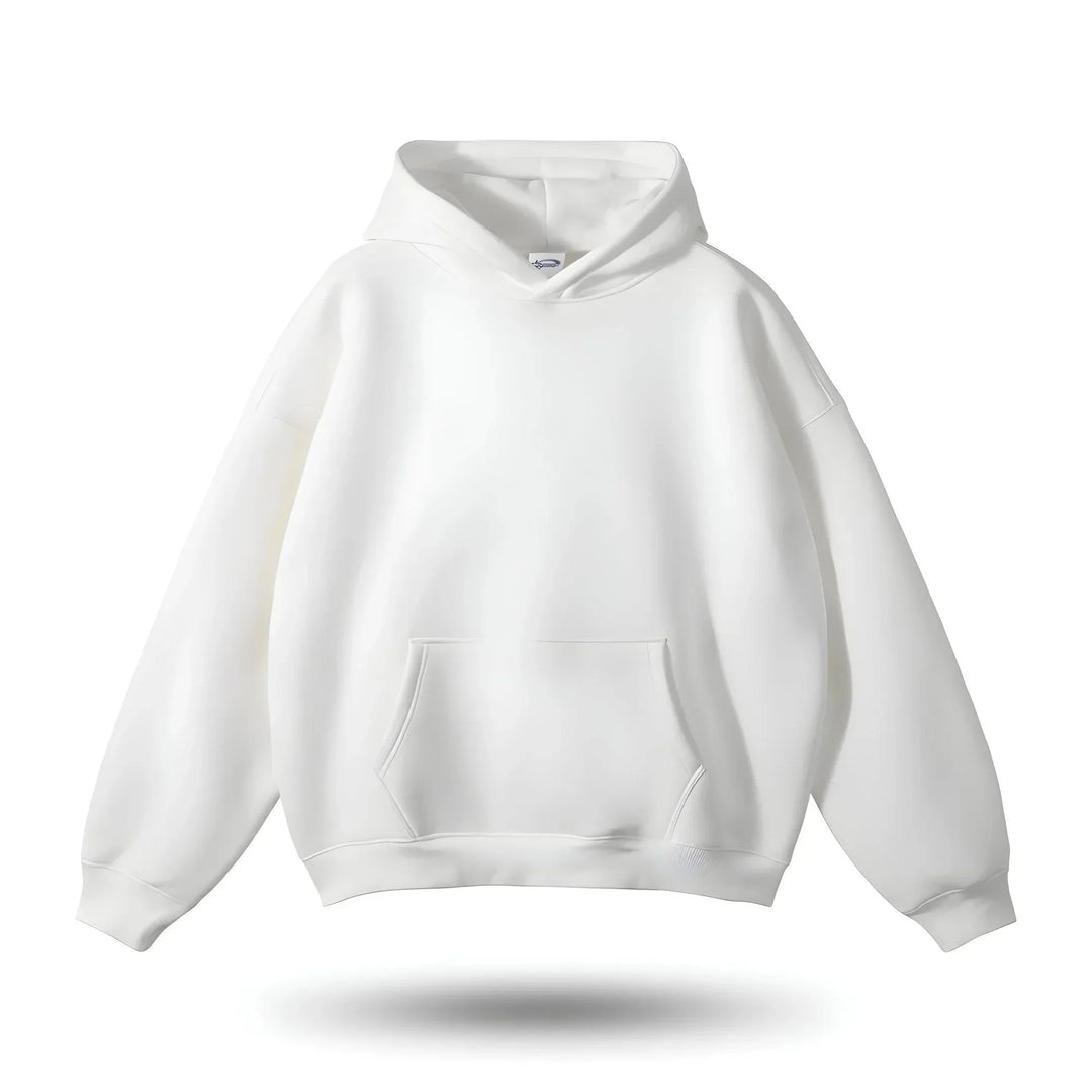 Sweat à capuche femme gris, coupe décontractée, avec poche avant et tissu doux.