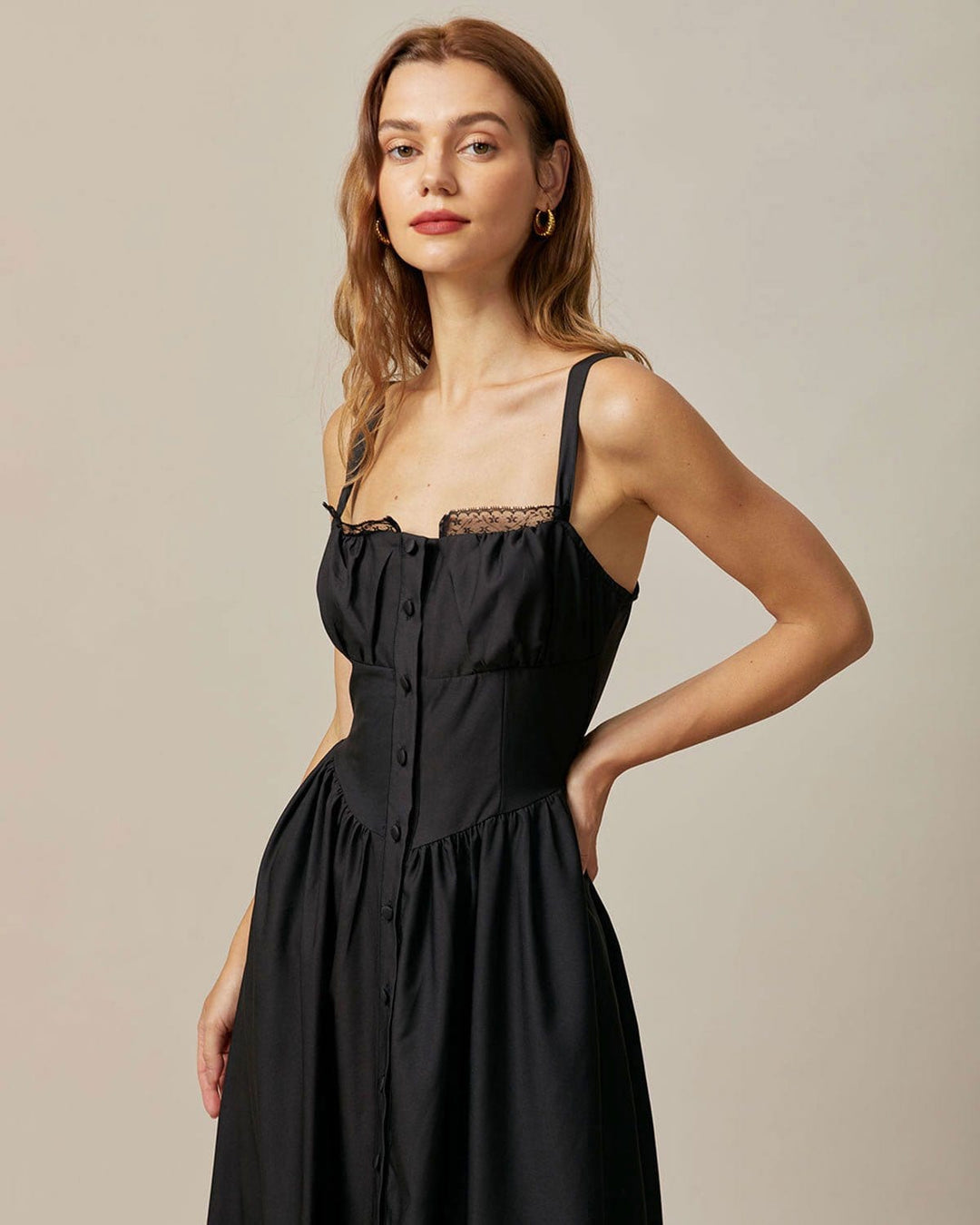 Abito Midi Donna Svasato Vestibilità Classica