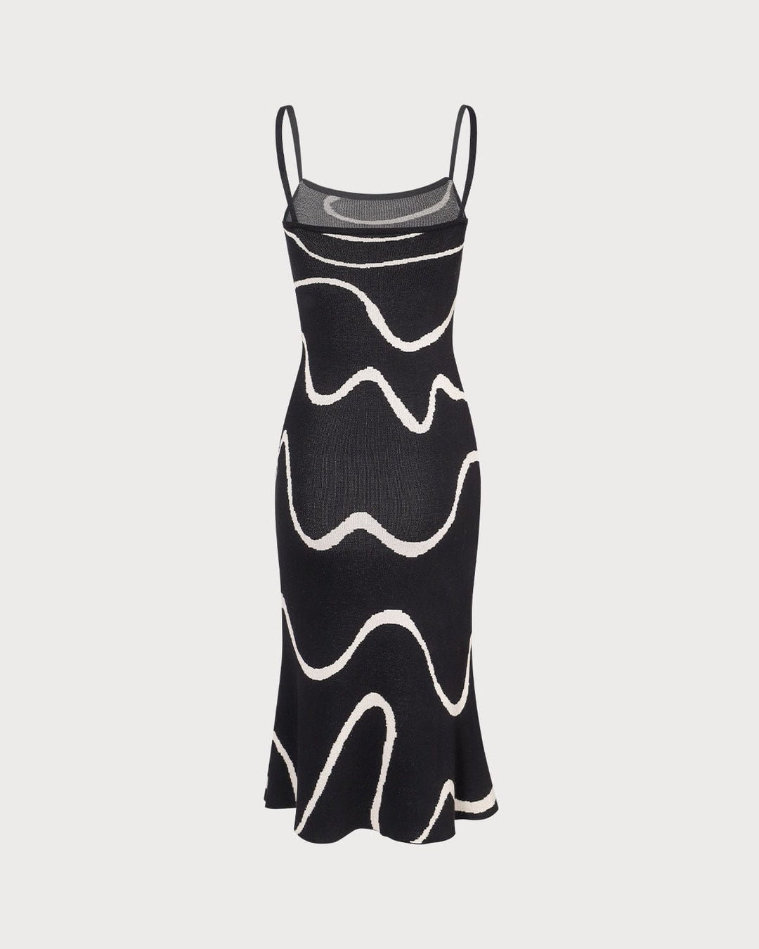 Abito Midi Donna in Maglia Orlo a Sirena