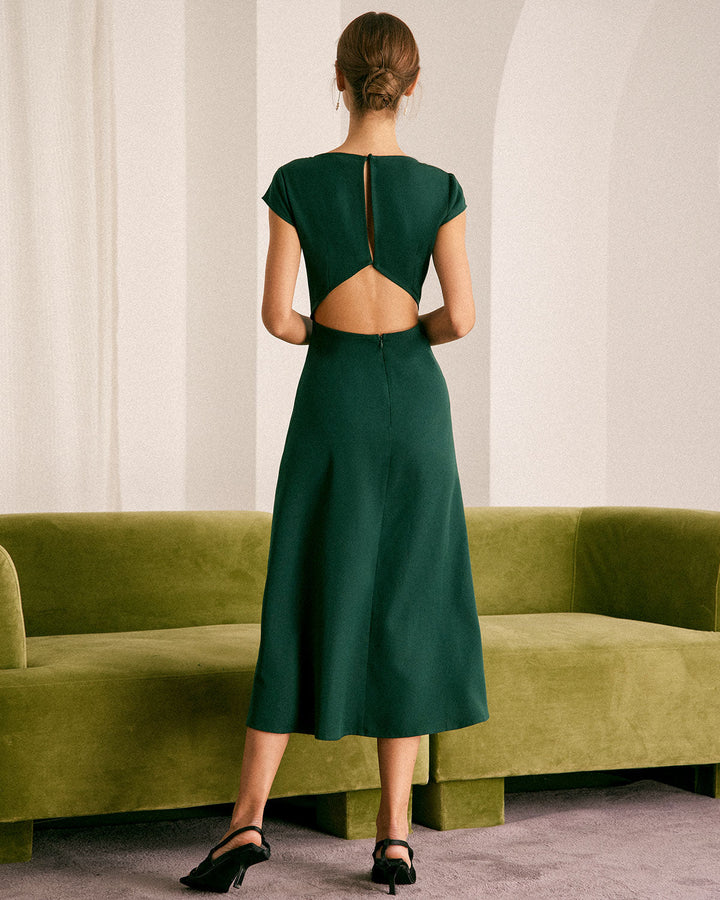 Abito Midi Donna Stile Elegante