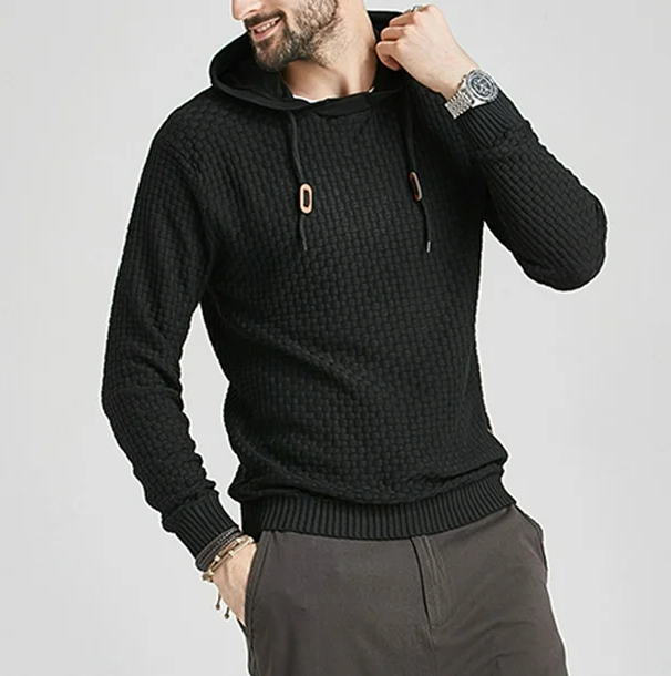 Felpa Unisex con Cappuccio Tessuto Caldo Invernale - Vesarelli